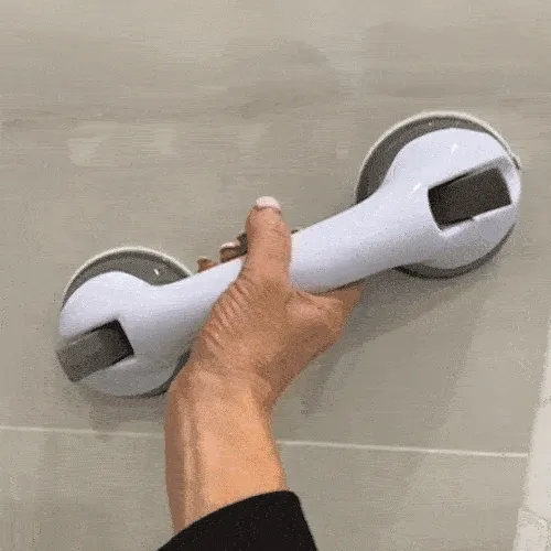 Cleaning suction cup handrail