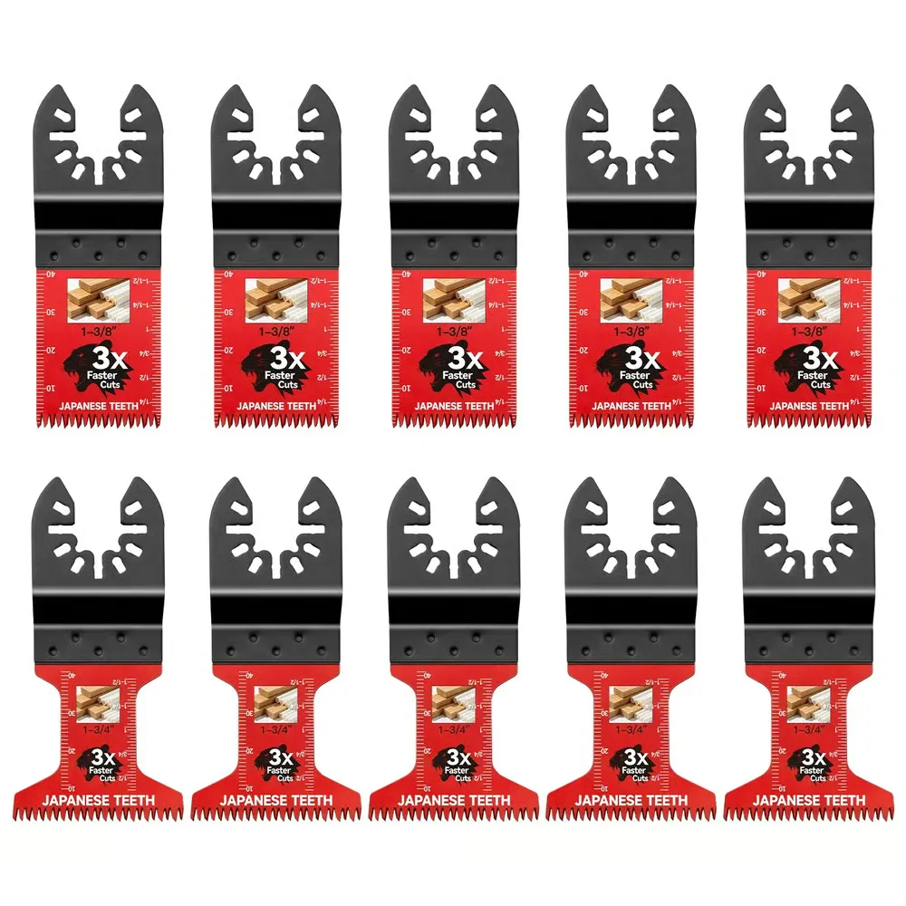 Professional Teeth Oscillating Multi-Tool Blades - 10 pcs