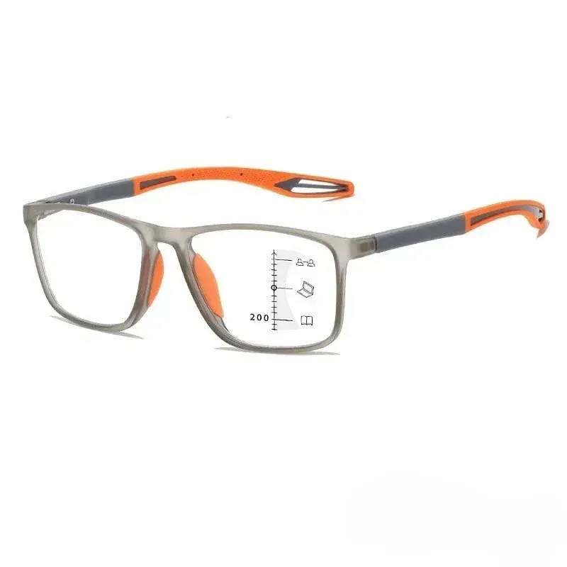 VisionSync Multifocal Glasses [Adaptive Technology] - Orange / +1.00