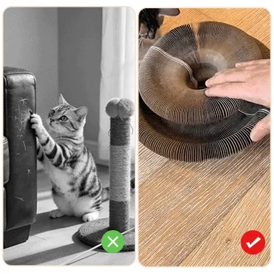 Magic Accordion Cat Scratcher flexible design demonstration