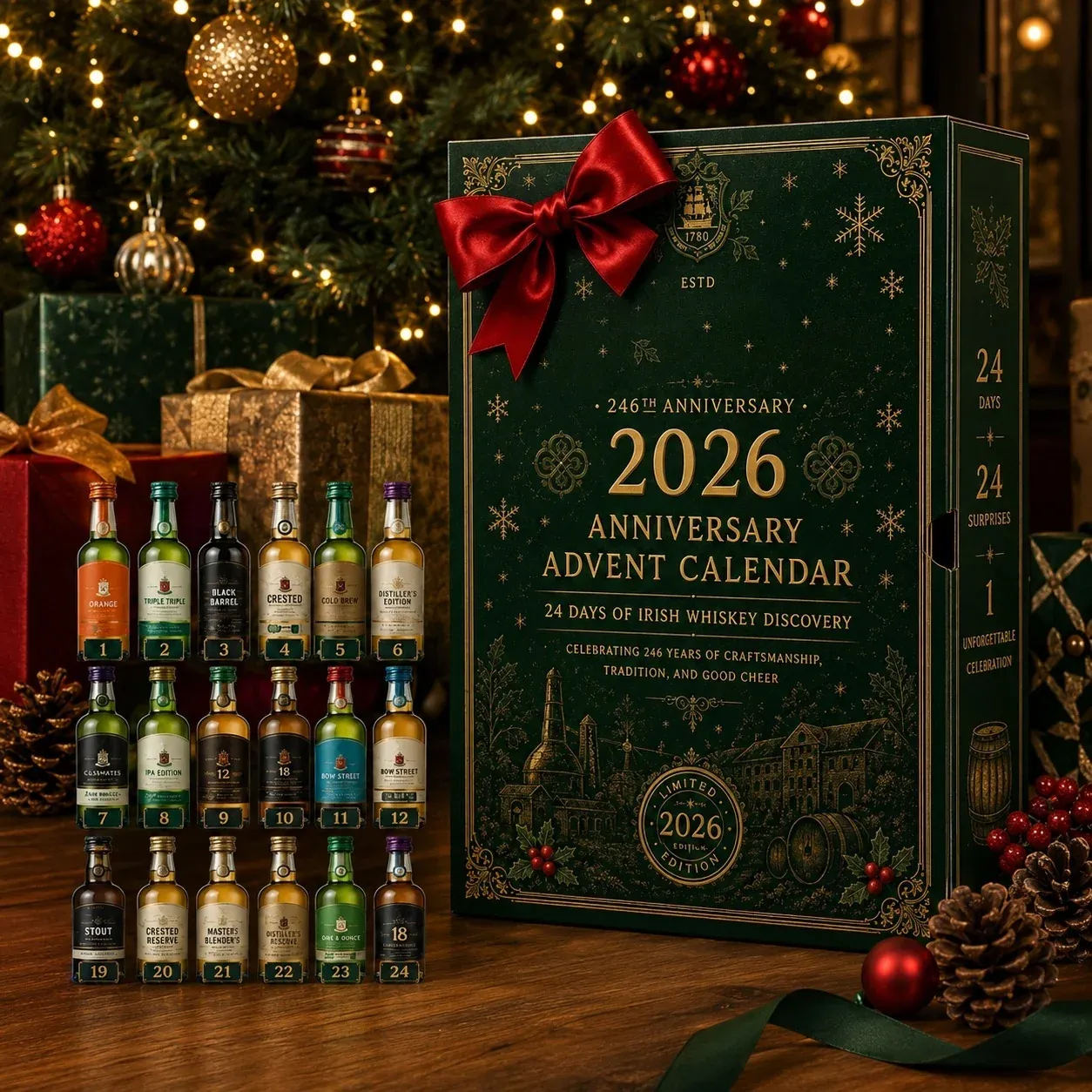 2026 246th Anniversary Advent Calendar24 DAYS OF IRISH WHISKEY DISCOVERY - Buy 1